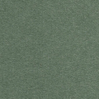 Kvadrat Divina3 0944 textile sample, sage green felt with brushed texture, exhibiting subtle tonal variations and visible fibers.