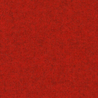 Red fabric texture with a dense weave and granular appearance, displaying warm tonal variations and a matte finish throughout the composition.