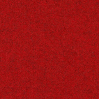 Kvadrat Divina Melange fabric, crimson red, dense weave texture; Horm exclusive upholstery material with subtle mottled appearance.