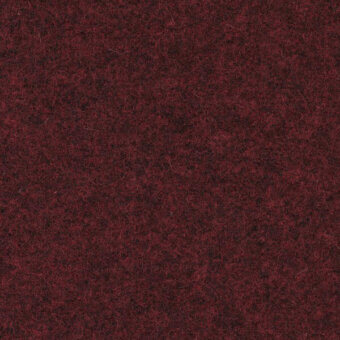 Kvadrat Divina Melange fabric sample, burgundy looped pile, felted texture with tonal variations and matte finish, model Divinamelange3 0581.
