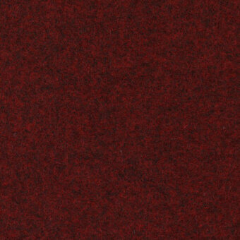 Red woven textile surface with a dense, granular texture and matte finish, displaying tonal variations across the fabric sample.
