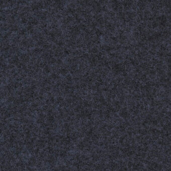 Kvadrat Divina Melange textile sample in dark gray-blue, exhibiting a dense looped pile and granular texture with subtle tonal variations.