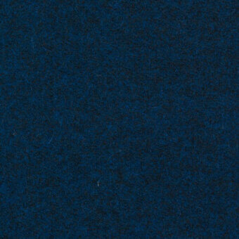 Kvadrat Divina Melange fabric texture, dark blue woven textile, dense fuzzy surface with subtle irregular fiber pattern, Horm exclusive.