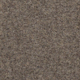 Kvadrat Divinamd 0343 textile sample displaying a dense, mottled brown and gray woven texture with beige and charcoal undertones.