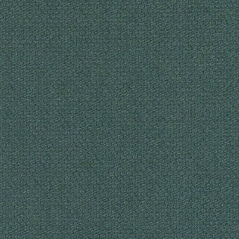 Muted teal Kvadrat Steelcut3 fabric texture with a dense, vertical pile and matte finish; text reads “horm > kvadrat…0180”.