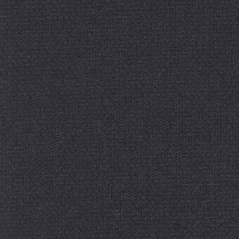 Dark charcoal gray textile texture, dense woven pile, matte finish, consistent granular surface; Kvadrat Steelcut3 0380 fabric sample.