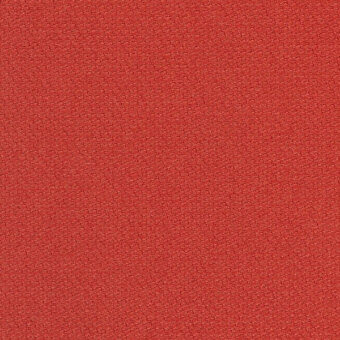 Kvadrat Steelcut3 fabric, terracotta red, displays a uniform granular texture with subtle tonal variations and diffused lighting.
