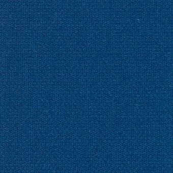 Kvadrat Steelcut3 textile sample, deep blue woven fabric, short pile texture with subtle granular surface and matte finish.