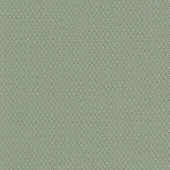 Woven fabric sample, cool gray-green tone, dense nubby texture with irregular circular nodes and a matte finish.