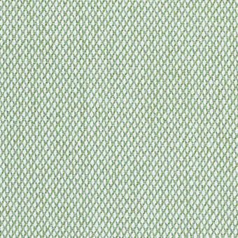 Kvadrat Steelcut Trio fabric texture, pale green woven mesh with off-white grid, subtle geometric pattern, dense and durable material.