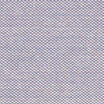 Repeating circular pattern in white, gray, blue, and muted orange-red with layered text labels “horm > kvadrat steelcut trio > steecuttrio3 0806”.