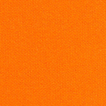 Kvadrat Tonus 4 0125 fabric, orange woven textile, dense matte finish, uniform tight weave, exclusive horm offering.