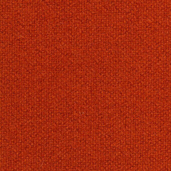 Kvadrat Tonus 4 0207 fabric texture, warm orange woven textile with a dense, matte finish and subtle tonal variations.