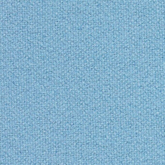 Light blue woven fabric texture with short pile and uniform granular surface, displaying matte finish and subtle tonal variations; product code visible.