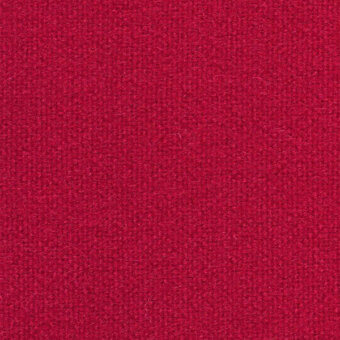 Red woven fabric texture displaying a dense, nubby surface with a uniform grid pattern and consistent color throughout the sample.