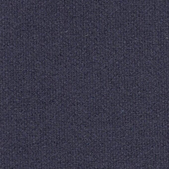 Woven fabric texture, blue-gray wool blend, dense pile with granular surface; Kvadrat Tonus4 0690 sample imprinted lower left.