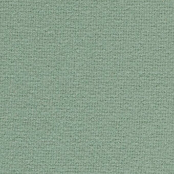 Sage green textured fabric sample, dense woven wool blend with nubby surface, matte finish, grid pattern, tonal variations.