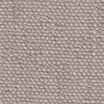 Textured fabric swatch displaying a dense circular pattern in dusty rose, with a looped pile weave and matte finish; brand name “ibisco 443 017”.