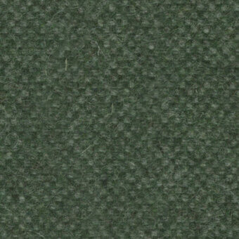 Dark green fabric texture, dense woven fibers with tonal variations, subtly uneven surface, possibly wool or blend, tactile appearance.