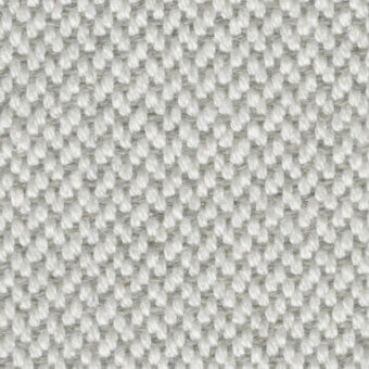 Woven fabric texture, light gray and off-white tones, dense grid pattern with raised knots creating a subtly irregular, tactile surface.