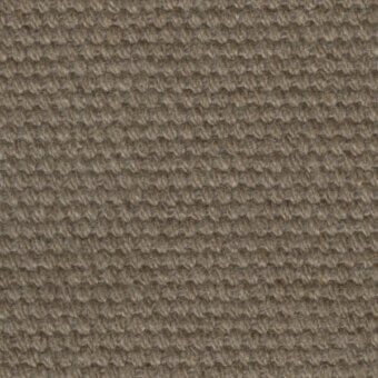 Taupe ribbed fabric texture with a dense, looped weave and consistent horizontal pattern, displaying a slightly rough, uniform surface.