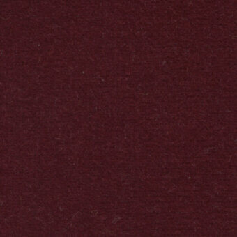 Red-brown felt texture with a matte finish, displaying subtle tonal variations and fine vertical striations across a densely woven fabric surface.