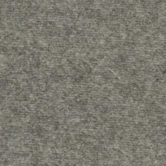 Felt texture sample in muted gray, displaying a dense, fibrous structure with a uniform, slightly matted finish and subtle tonal variations.