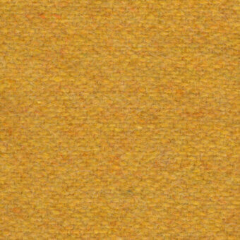 Woven texture in muted mustard yellow, displaying a dense, fibrous composition with subtle tonal variations and a consistent, slightly fuzzy surface.