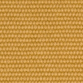 Mustard yellow ribbed fabric texture with horizontal lines and vertical bumps, displaying a dense, matte, woven pattern suitable for upholstery.
