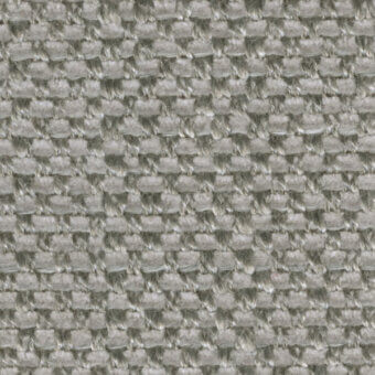 Basketweave textile sample, gray and beige tones, textured matte finish with raised threads in a regular grid pattern.