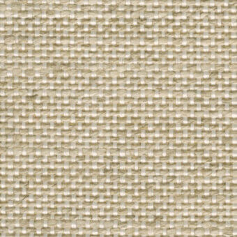Beige textile sample with a grid weave pattern, featuring neutral off-white tones and a matte finish, suggesting durable upholstery fabric.