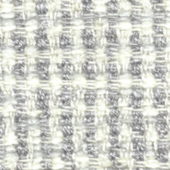 Tweed fabric texture, off-white and gray woven pattern, with a speckled, nubby surface and subtle grid-like construction; Nicotrend 668 012.