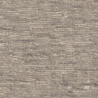 Textured fabric sample, muted gray and beige, dense vertical weave with ribbed effect and matte finish.