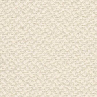 Creamy off-white woven fabric texture with irregular pattern, dense nubby weave, visible threads, and matte finish.