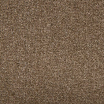 Brown velvet texture with a dense, short pile and uniform weave, displaying subtle heathered color variations and a soft, plush appearance.