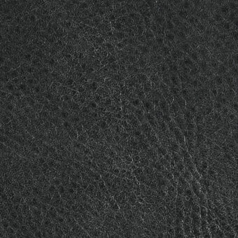 Royal Slate leather texture, dense gray full-grain with matte finish, exhibiting irregular wrinkles and a subtle, pliable pebbled pattern.