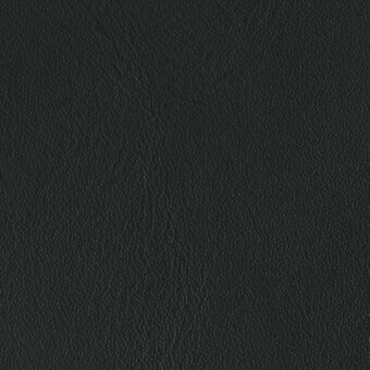 Black leather texture sample, “nuance v2 residential leather (major)”, displays a fine grain and matte finish with a uniform, deep tone.