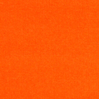 Orange fabric texture sample displaying a warm, saturated tone and tightly woven matte finish with a granular surface quality.