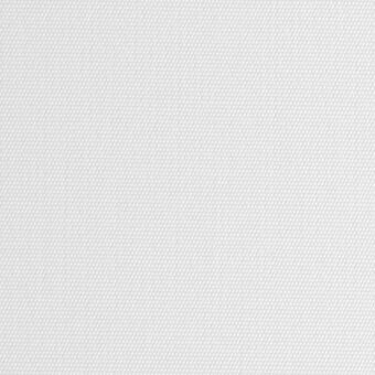 White textile with a dense, repeating grid weave and matte finish, presenting a uniform, granular texture under diffused lighting.
