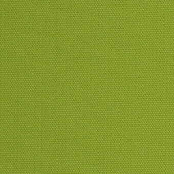 Lime green canvas fabric swatch displaying a tight weave and consistent texture, with a subtle grid pattern and diffused, even lighting.