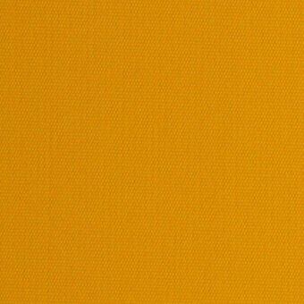Mustard yellow fabric with subtle text pattern, dense woven textile, matte finish, studio shot, warm tone, durable canvas-like material.