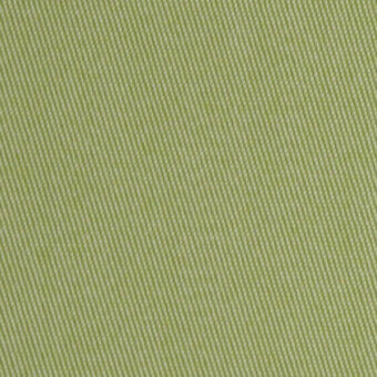 Light green woven fabric texture with a diagonal rib pattern and matte finish, displaying subtle tonal variations and a slightly rough fiber quality.