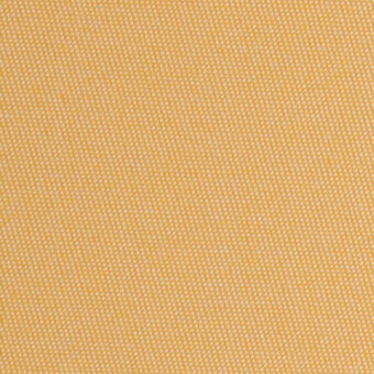 Textured yellow fabric swatch with a repeating dot pattern and matte finish, displaying text referencing outdoor use and color code.