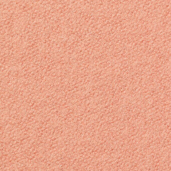 Coral texture sample, short pile surface, uniform color, woven material, subtle granular quality, studio shot, text imprint "vescom lani 7060".