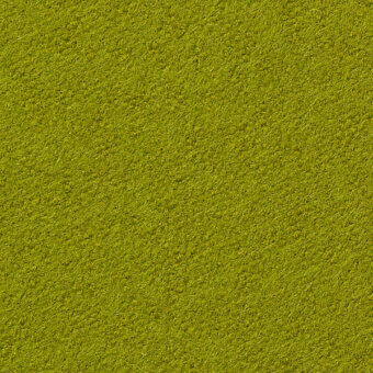 Vescom Lani textile sample, olive-green shredded texture, granular surface with product code “7060 35” visible in lower right corner.
