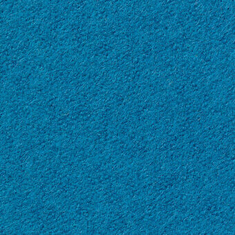 Turquoise textile texture with short, dense fibers; Vescom Lani 7060 49 sample displaying a uniform, slightly rough, synthetic surface.