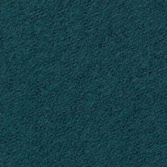 Deep teal looped pile texture with subtle tonal variations, displaying a uniform, slightly rough fabric surface in even studio lighting.