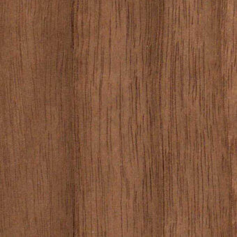 Walnut wood texture displaying a linear grain pattern in warm brown tones, with a smooth, sealed finish and consistent, even texture.