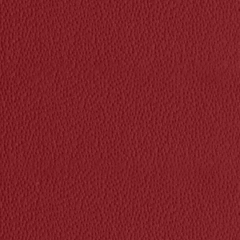 Red fabric swatch col.6143, dense granular woven texture, matte finish, consistent color with subtle tonal variations, diffused lighting.