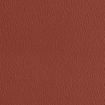 Terracotta synthetic leather texture with fine grain, matte finish, and even lighting, identified as kobe col.6155, on a matching background.